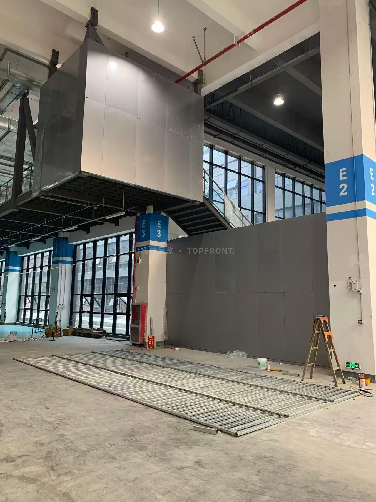 方太厨具集团新工厂参观通道展厅施工落地 实拍 3