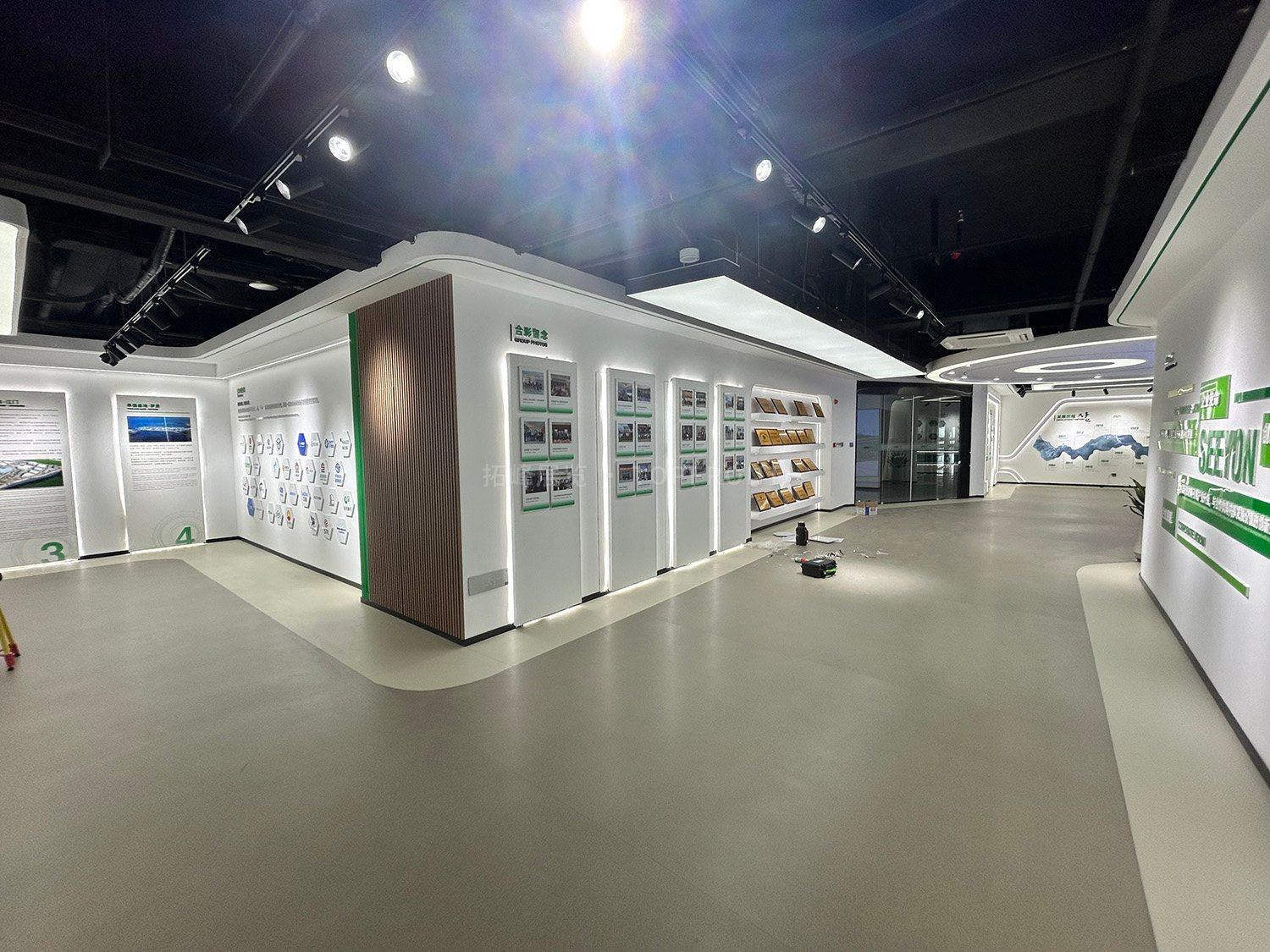 鑫甬股份展厅设计思路｜新材料企业全球化接待动线案例 实拍 3