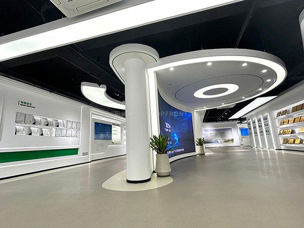 鑫甬股份展厅设计思路｜新材料企业全球化接待动线案例 实拍 4