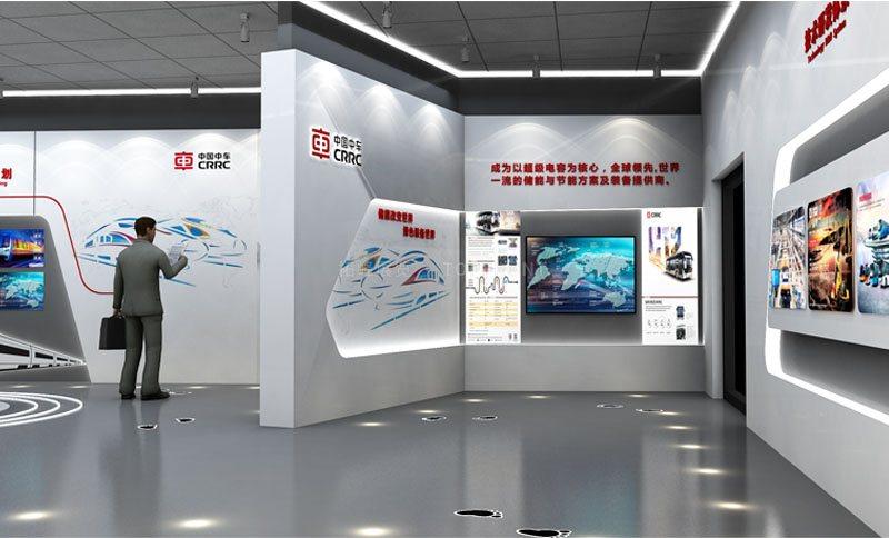 宁波中车新能源展厅｜新能源企业展厅设计施工