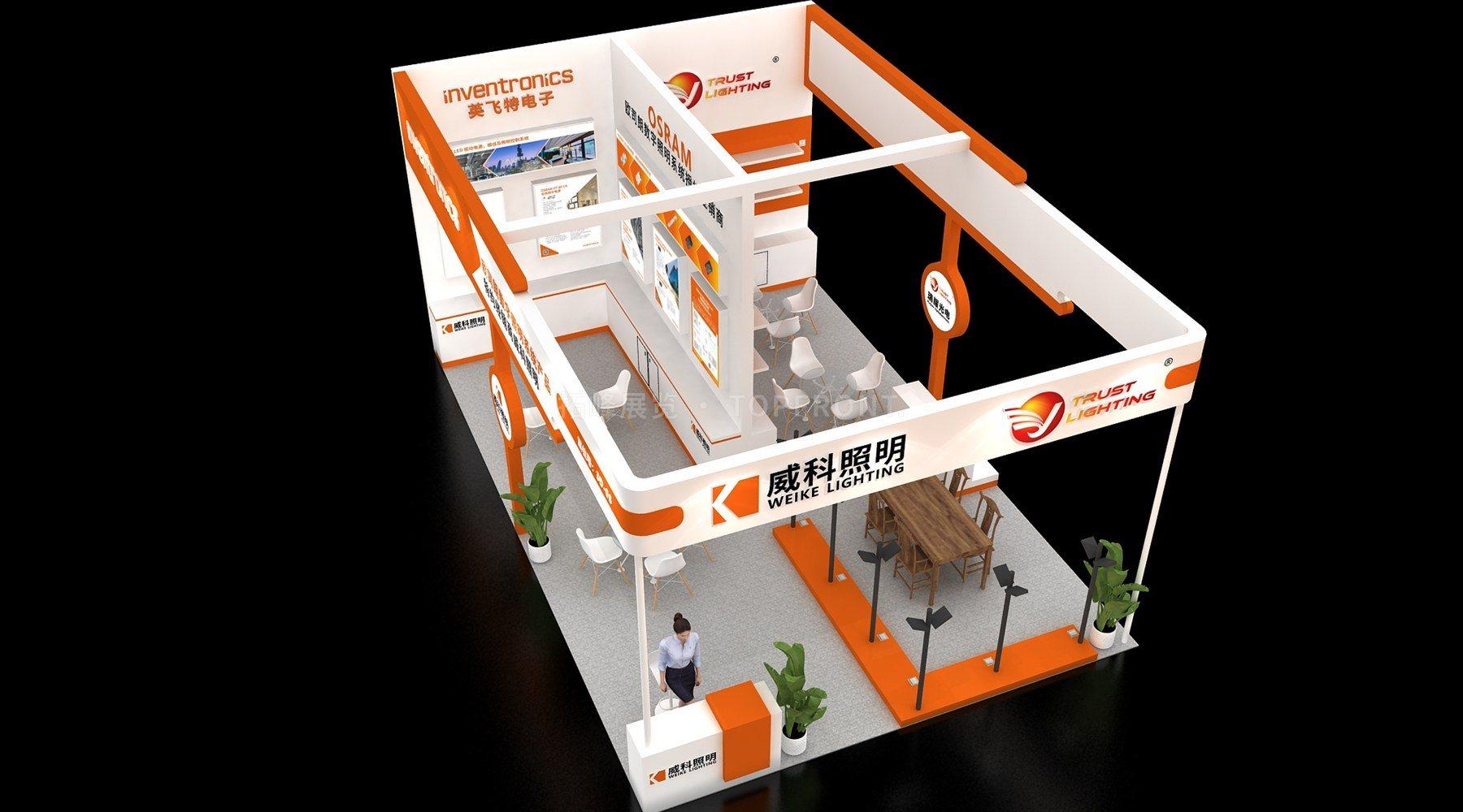威科2 现代风格 展台搭建案例