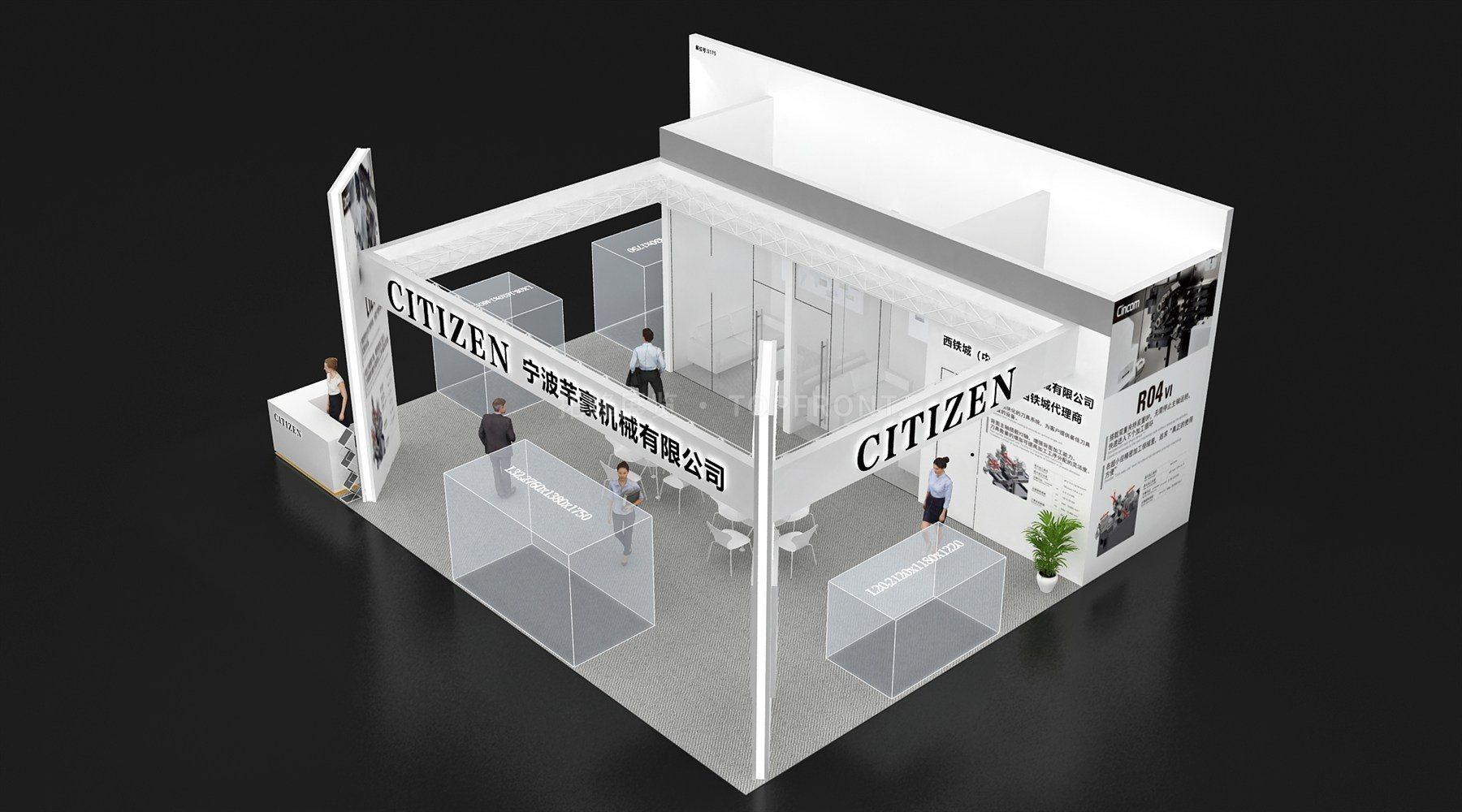 芊豪机械 现代风格 展台搭建案例 实拍 3