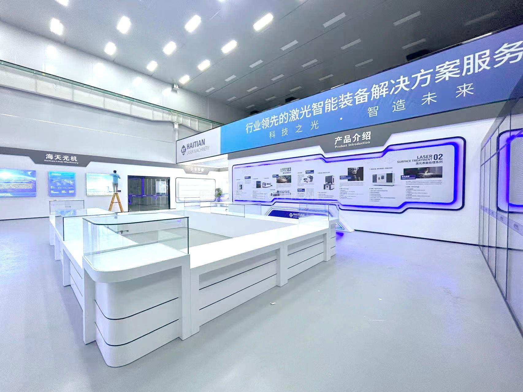 海天光机展厅|宁波高端装备企业展厅设计施工 实拍 1